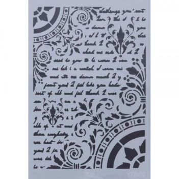 Rich Schablone Dekorierter Text 33x48cm