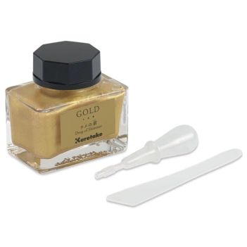 Kuretake Zusatztinte Gold Drop of Shimmer Ink-café 20ml