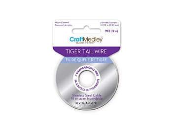 Alambre de carrete Plata Multicraft 12m