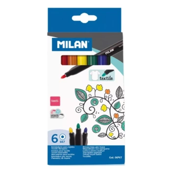 Set van 6 Markers voor doek Milan