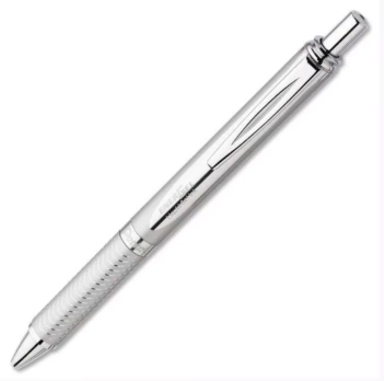 Pentel Energel Sterling Gray Retractable Gel Pen