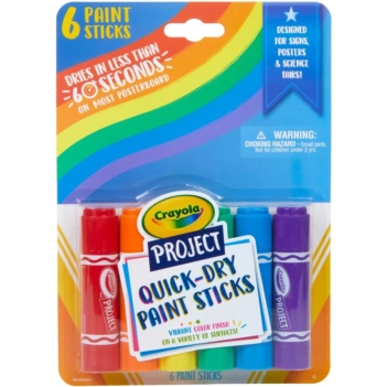 Crayola Projekt Set 6 schnell trocknende Farben