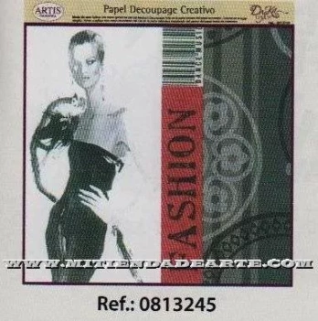 Carta per decoupage 0813245 Moda 30x30 cm. Dayka