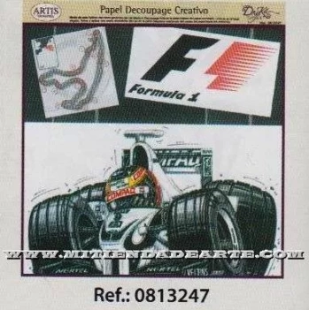 Decoupage paper 0813247 Formula 1 30x30 cm. Dayka