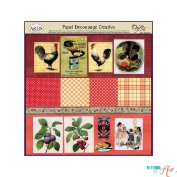 Papier do decoupage 0813279 Kuchnia 32x31 cm. Dayka