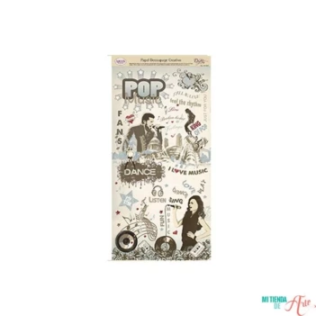 Papier do decoupage 0813928 Pop and Dance 62x32 cm. Dayka