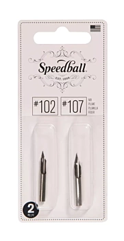 Set van 2 penpunten 102 en 107 Speedball