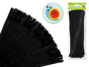 MultiCraft Schwarzes Chenille-Paket