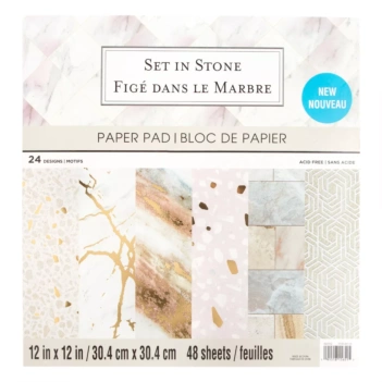 SUPER DEAL **40%** Craft Smith Paper Pad Set in Stone 30x30cm