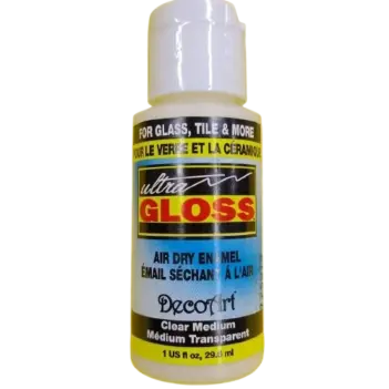 Medium Glas und Keramik Transparent Ultra Gloss DecoArt 59ml