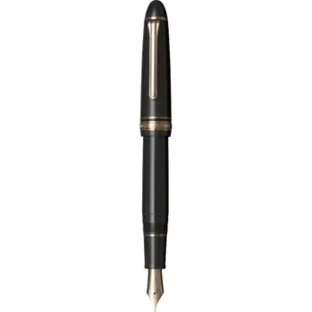 Schwarzer Füllfederhalter 1911 18K Gold Sailor EF