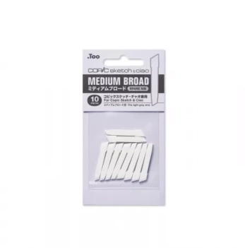 Kit de 10 pontas para marcador Copic Medium Broad