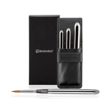 Set 3 Toray Oro Chronos 1257 Escoda synthetic travel watercolour brushes Toray Gold