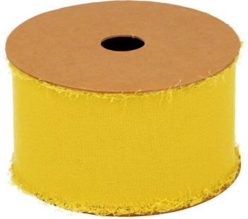 Artemio Geel zijden lint 38 mm