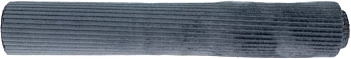 Rotolo di tessuto in velluto a coste grigio Artemio 30x100 cm