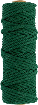 Artemio groen katoenen touw 4mm