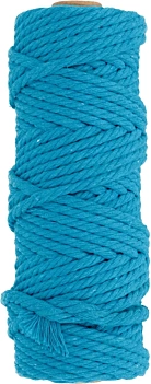 Artemio lichtblauw katoenen touw 4mm