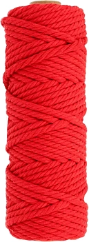 Artemio rood katoenen touw 4 mm