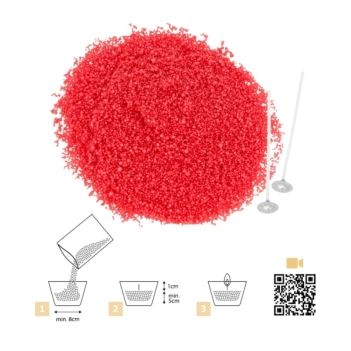 Artemio Wachssand Rot  250g