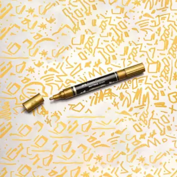 Permanentmarker Multimark 552 Gold Mirror von Faber-Castell