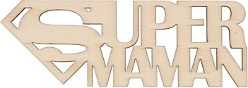 Drewniana sylwetka Super Maman Artemio