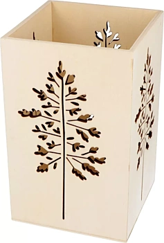 Artemio Botanical Branch wooden lantern