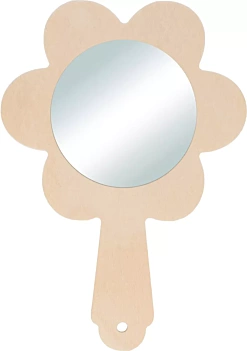 Espejo de madera Flor Artemio