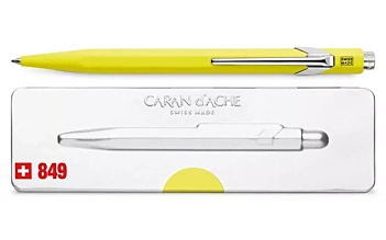 Estuche Metálico con Bolígrafo Roller Gris Caran d'Ache