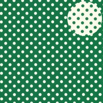 Papel Tassotti Lunares verdes doble cara