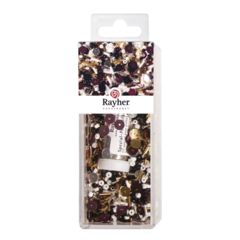 Cuentas de Vidrio + Alambre Rayher 90g