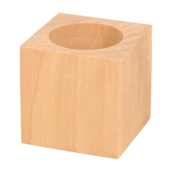 Huevera de madera cuadrada Artemio 5cm