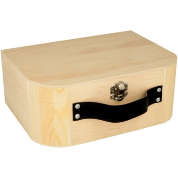 Maleta de madera con asa Artemio