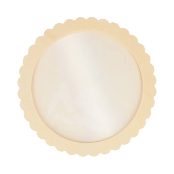 Cadre en bois « Cercle festonné » Artemio, 15 cm