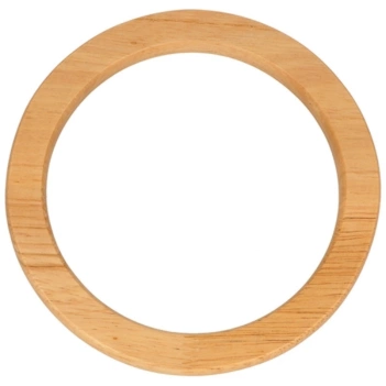 Set di 2 manici circolari in legno Artemio