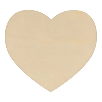Set 4 posavasos de madera Corazón Artemio