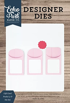 Troqueles Gift Card Pocket Echo Park para Sizzix
