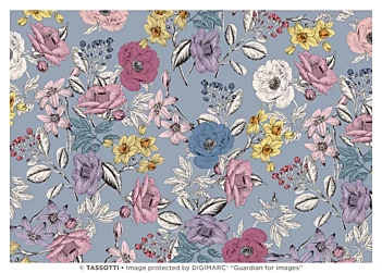 Carta Ramage di Fiori Tassotti