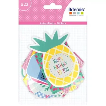 Stickers Precortados XL TuttiFrutti Artemio

