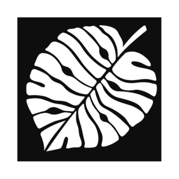 Monstera Artemio stencil stencils 30x30cm