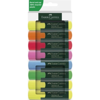 Faber-Castell Set 8 Superfluorescerende Markers Textliner 48