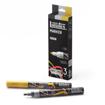 Liquitex Set 3 Accent acrylic markers 2mm
