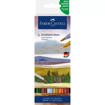 Etui 6 Goldfaber Aqua Dual Markierstifte Toskana Faber-Castell