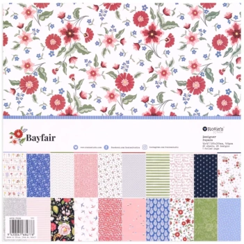 Set van scrapbooking Bayfair van Rosie's Studio, 30 x 30 cm