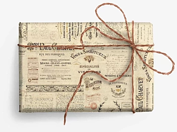Papel Vintage Lettering Kartos 49,5x68cm