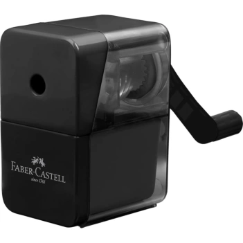 Sacapuntas de mesa con manivela negro Faber-Castell