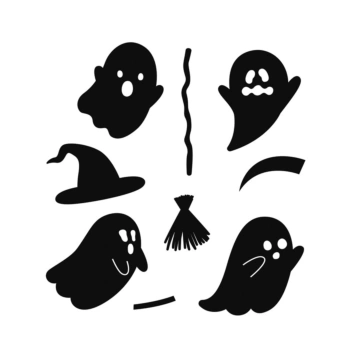 Artemio Stanzschablonen Halloween Geister