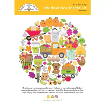 SUPER OFERTA **30%** Zestaw Shadow Box Farmers Market Doodlebug