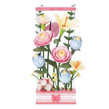 Robotime Blooming Bouquet Box Mock-up