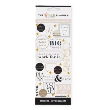 Happy Planner Sticker-Packung - Achieve Greatness