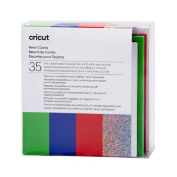 Set Tarjetas Rainbow Scales Cricut 12x17cm
